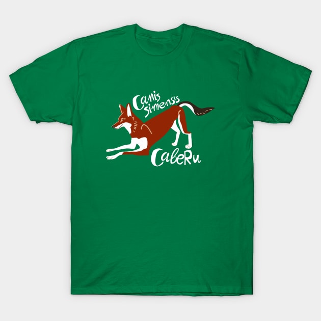 Caberu the Ethiopian Wolf #3 T-Shirt by belettelepink